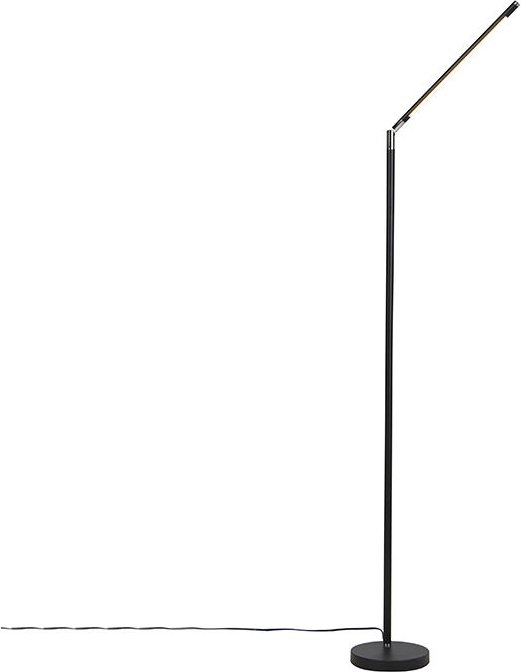 Moderne Stehleuchte schwarz inkl. led mit Touchdimmer - Berdien