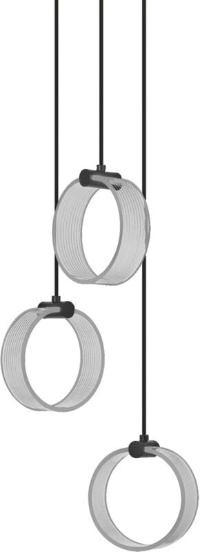 Decor Circle 3XPendant pl 20W Click cct Black - Ledvance
