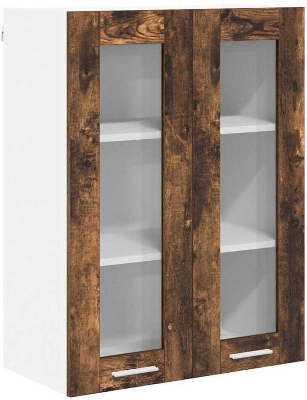 Thumbnail - Hängeschrank mit Regal Riga Geräucherte Eiche 60 x 31 x 80 cm vidaXL