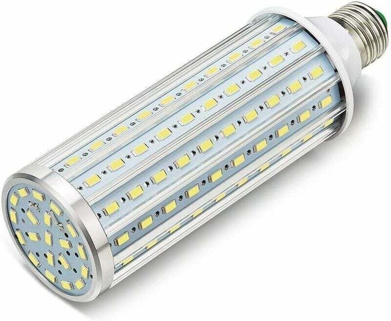 LED-Glühbirne, E27 60 W 6000 K 5850 lm, 550 W-Äquivalent, Umwandlung von Aluminium-Hochleistungsglühbirne, AC 85–265 V, ...