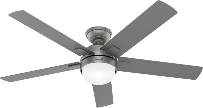 Deckenventilator Zeal Silber mit Licht & Fernbedienung