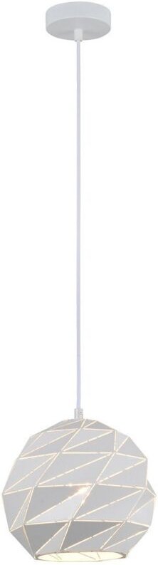 Palermo - Moderner hängender Anhänger Weiß 1 Licht, E27 - Italux