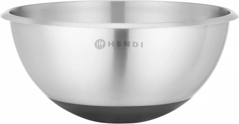 Rührschüssel mit Silikonboden, 6L, ⌀330x(H)155mm - Hendi