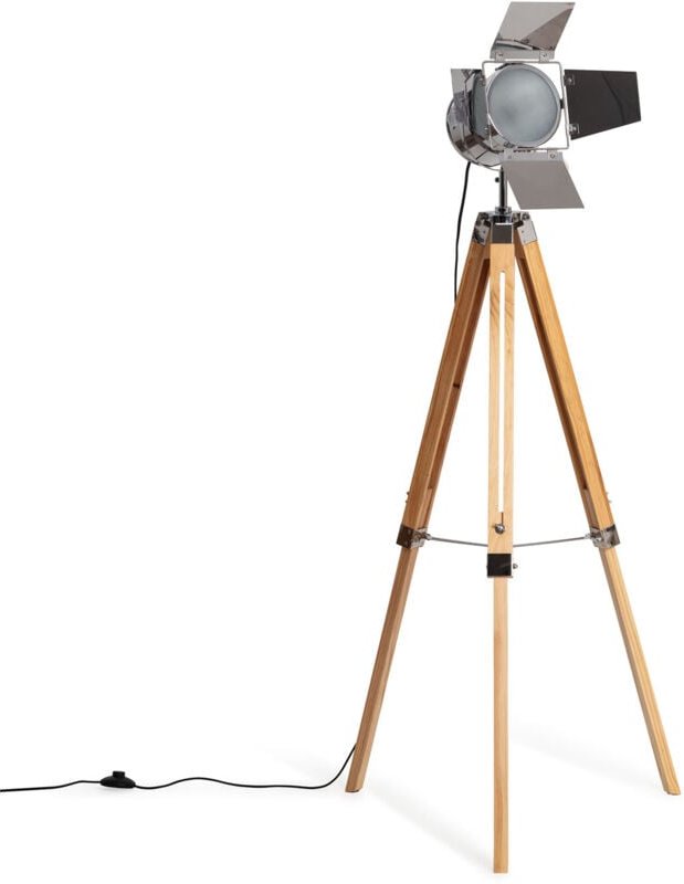 Stehlampe Bioscop Silbern