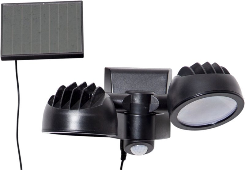 Best Season - Star Trading Solar-Wandleuchte Powerspot Solar-Licht mit 2 Powerspots