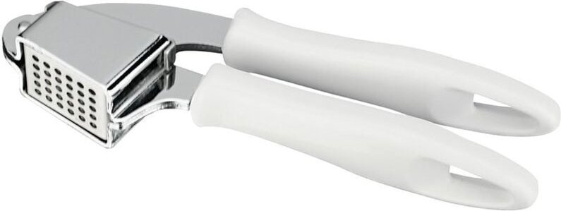 Knoblauchpresse Presto Farbe Weiß aus Edelstahl, Metall und Kunststoff und spülmaschinenfest Tescoma