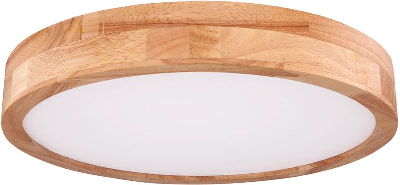 Led Decken Leuchte Schlaf Gäste Zimmer Lampe Holz Optik Dekor Strahler dimmer Globo 41745-24