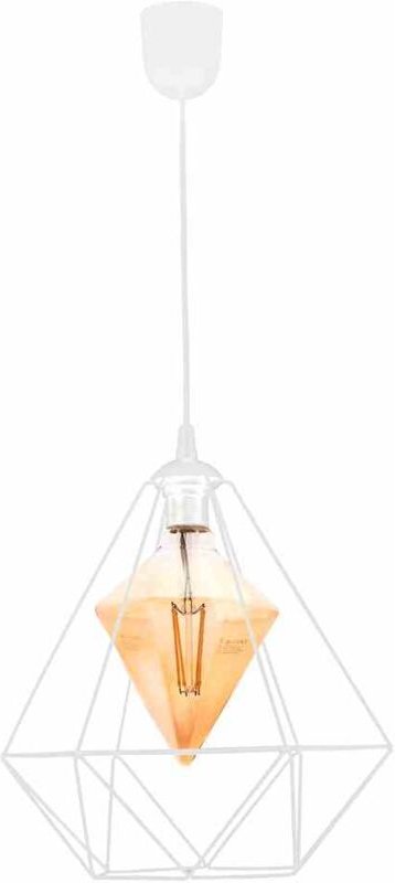 ALAMBRE WHITE Hängelampe 1xE27 4W Glühbirne inklusive