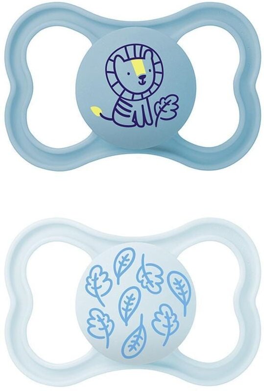 MAM - Supreme Silikon 6-16 blue 2 Stück