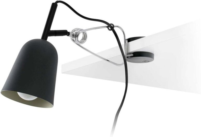 STUDIO Klemmlampe schwarz und chrom 51133