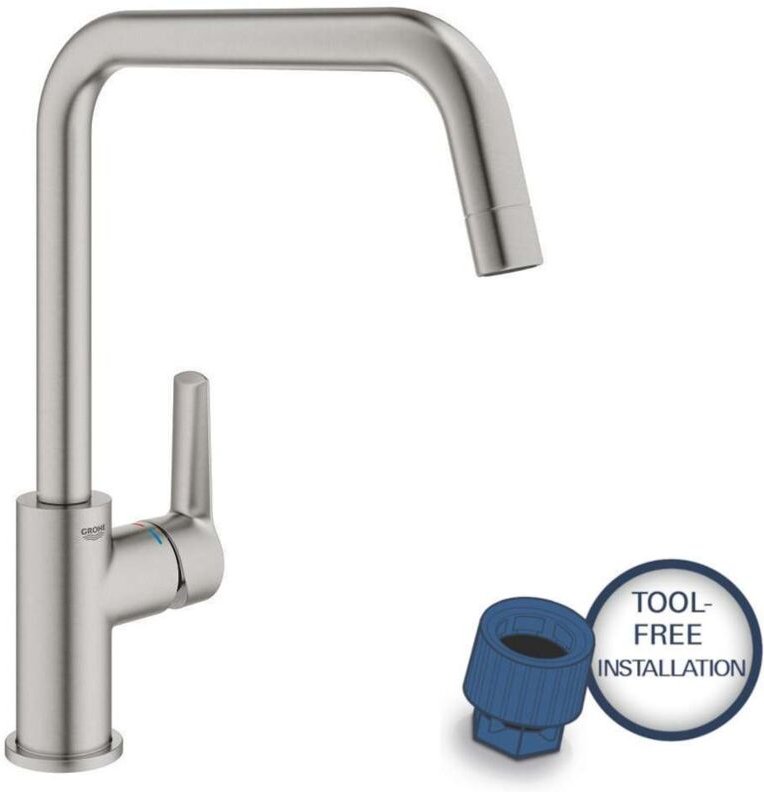 QuickFix Start - Spültischarmatur, supersteel 30470DC0 - Grohe