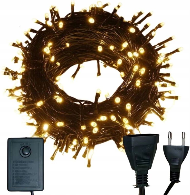 Weihnachtslichter 500 LED warmweiß (40)