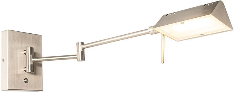 Design-Wandleuchte aus Stahl inkl. led dimmbar - Notia