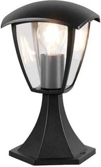 Außensockelleuchte Wegeleuchte Gartenleuchte Aluminium schwarz E27 IP44 H 30 cm