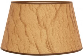 Lampenschirm Salma e27 Pergament 30dx22dx17h konisch offen