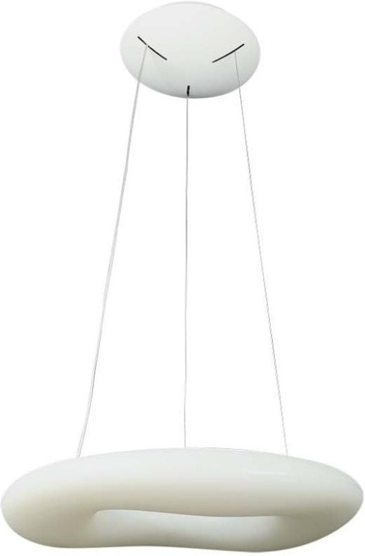 V-TAC 38W kreisförmiger LED-Kronleuchter mit Fernbedienung CCT 3in1 dimmbar Weiß