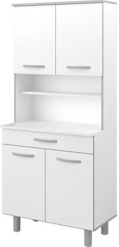 Ekipa Moderner Buffet Weiß 80 cm für die Küche