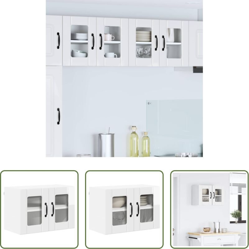 Hochglanz Weiß - Küchenschrank Hochglanz Weiß 60 x 31 x 40 cm Holzwerkstoff