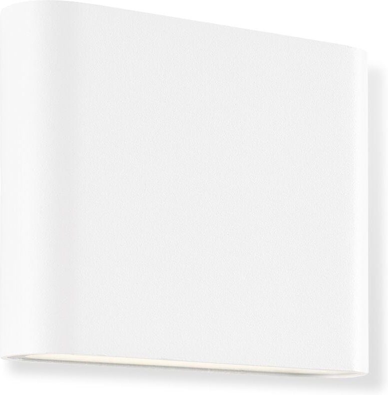 Thumbnail - Welbie led Außenwandleuchte weiß, 7W integriert, 700 Lumen, Warmweiß (3000K), IP54 spritzwassergeschützt, Up-/Downlight,...