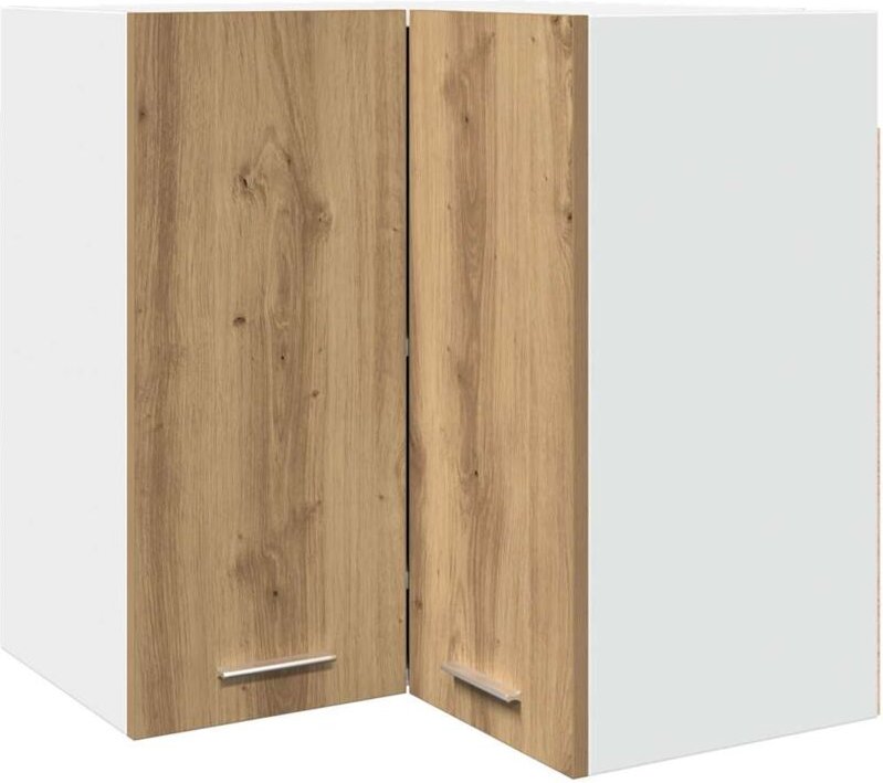 Eck-Hängeschrank Lyon Artisan-Eiche 57x57x60 cm Holzwerkstoff vidaXL