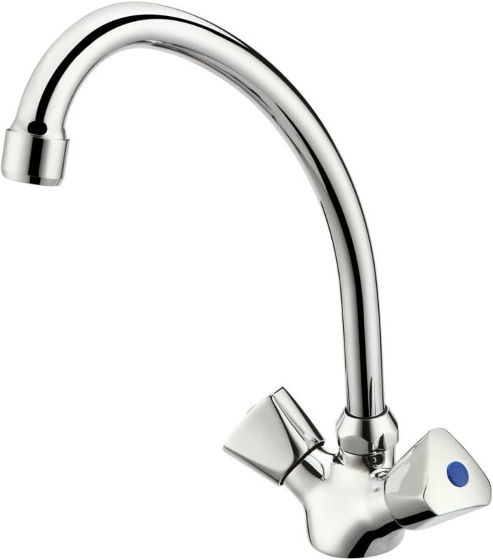 Primaster Spültischarmatur Saarbrücken verchromt Waschtischarmatur 2-Griff