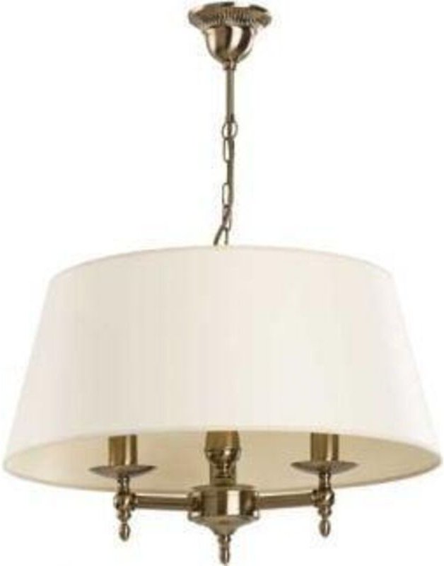 Alfa Roksana Kronleuchter Weiß 65 cm Breite 50 cm