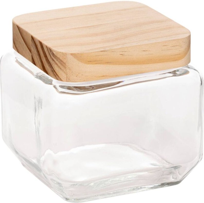 5five Simply Smart - Glaskrug eckig deckel kiefer pin 0,85l - 5five