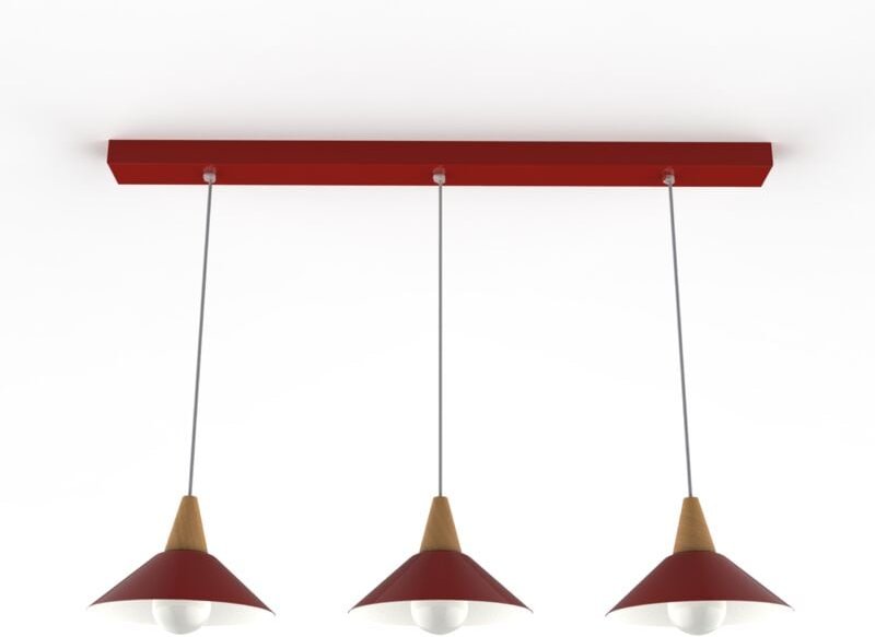 Funnel sospensione lineare bicolore lucido