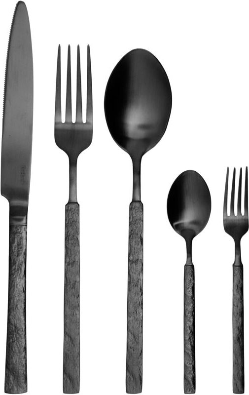 Besteckset 30-teilig BIGOLI Schwarz