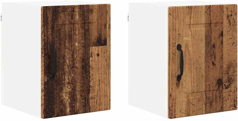 Thumbnail - Küchenschrank 2 pcs Altholz 30 x 31 x 40 cm Holzwerkstoff vidaXL