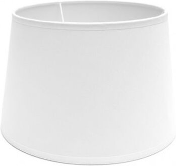 Fabrilamp - fab 157313001 Klarer Lampenschirm E27 Weiß 30dx22dx18h Offen Konisch