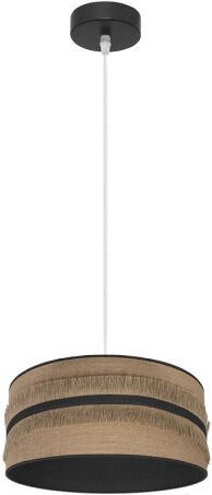 Anhänger natalia 1xe27 schwarz/sac-schwarz regx30x30 cm