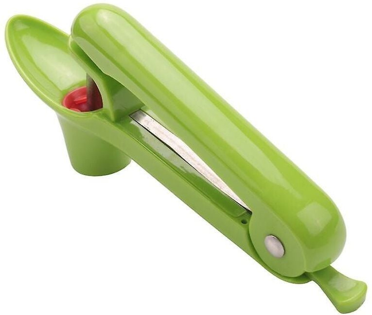 2 Stück Kirschentkerner oder Olivenkernentferner, Kirschkern- oder Samenentferner, Obst-Gadgets-Werkzeuge (gre