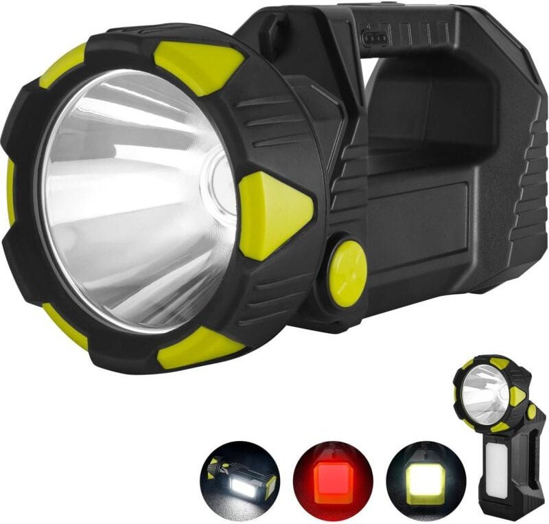 Wiederaufladbare LED-Laterne, 4800 mAh, 90 ° drehbares Campinglicht, 1000 Lumen, 8 Modi, wiederaufladbare LED-Lampe, tra...