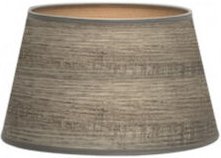 Lampenschirm salma e27 grau holz 20dx15dx12,5h