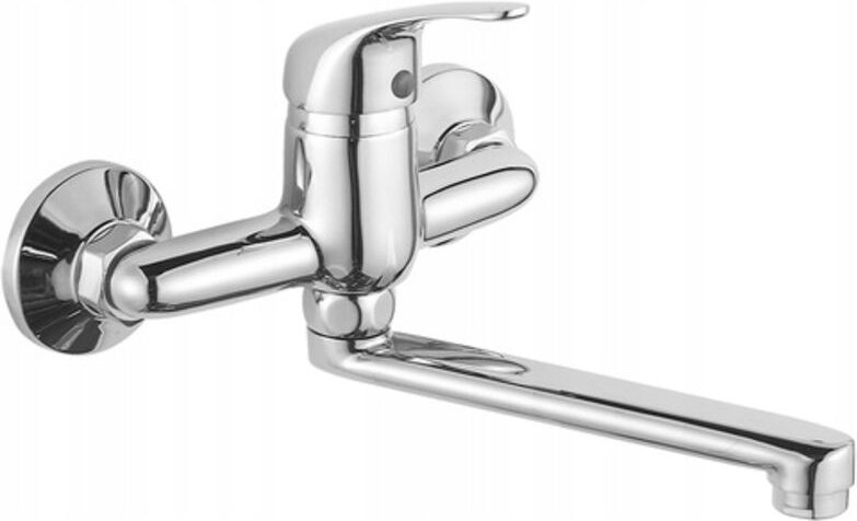 Daisy Wand-Waschtischarmatur mit schwenkbarem Auslauf