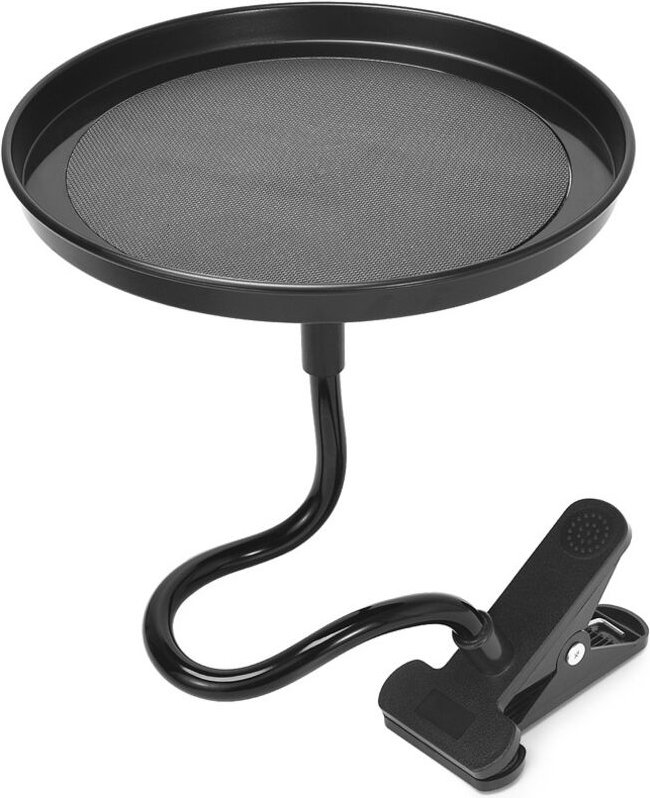 Thumbnail - Auto-Tablett-Halter, 360 Grad verstellbar, Clip-on-Sitz, Lebensmittelbecherhalter, Auto-Essenstablett für Getränke, Getr...