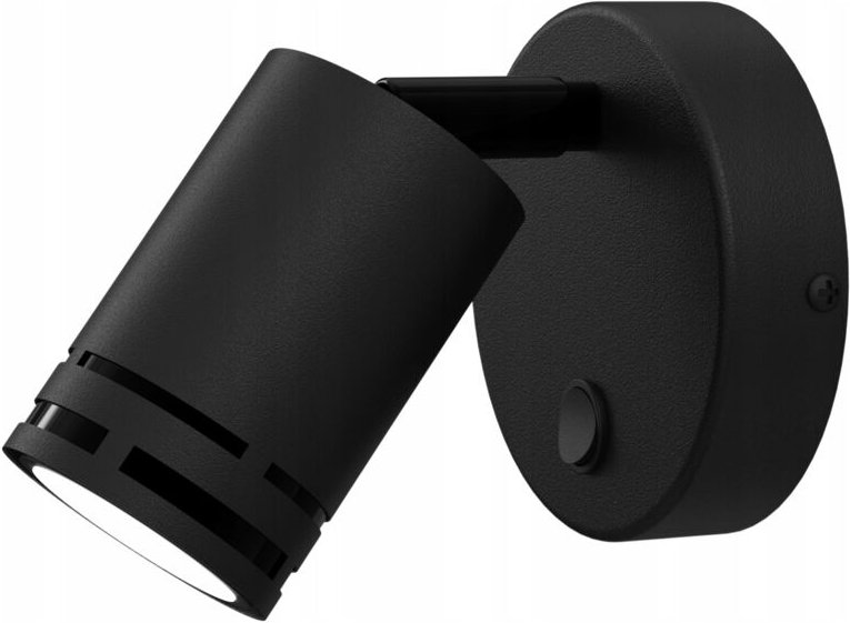 Schwarze Bewegliche Wandleuchte Led Gu10 Spot Spotlight Schalter