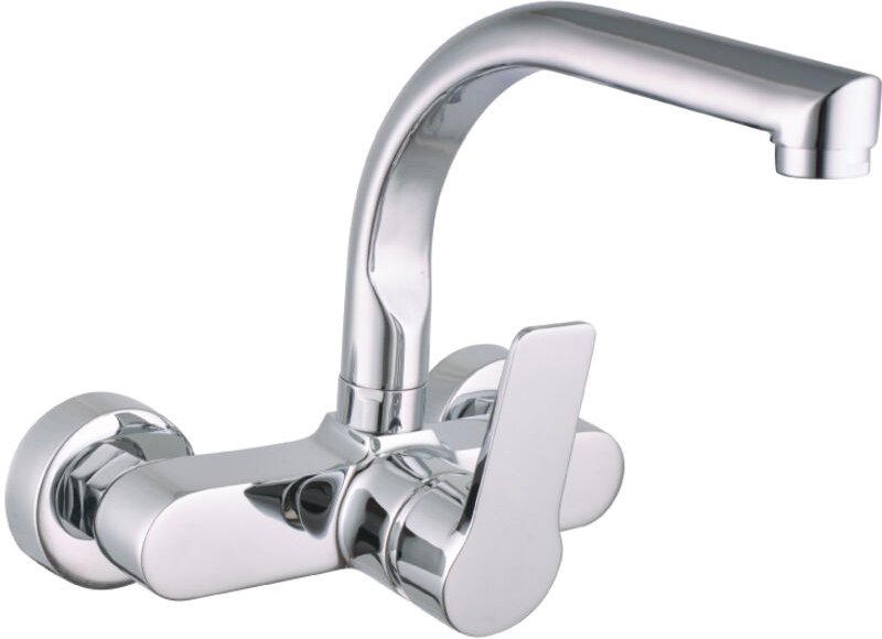 Einhebel-Spültischbatterie. niedriger Auslauf. unter Putz EDM