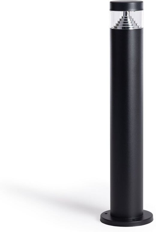 LED-Bodenleuchte Aussen 5W Oberfläche Fuss 50cm Inti Inox Schwarz 4000K Neutralweiß