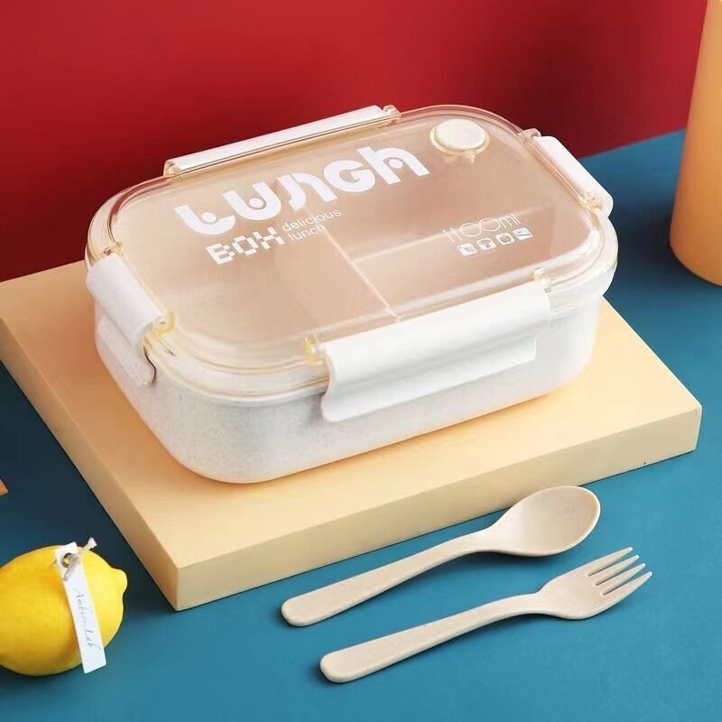 Bento-Box für Erwachsene, tragbare Lunchbox, Lunchbox für Männer und Frauen, BPA-frei, wiederverwendbare Snackbehälter