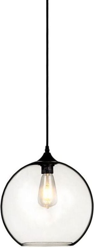 Pendant Light 1MT E27 Elegant Stylish Ф300mm - Mod.VT-7302 - SKU 3865 - Glas Transparent