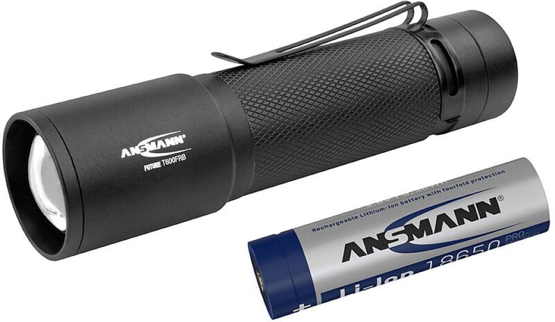 T600FRB led Taschenlampe batteriebetrieben, akkubetrieben 620 lm 27 h 142 g - Ansmann