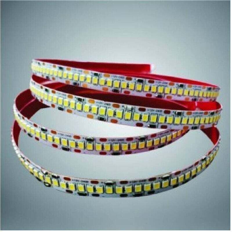 Smd 2835 LED-Streifen mit hoher Helligkeit, 5 m, 6500 k, 3000 k, 4000 k, 2835, 24 v, 240 v – Warmweiß – - Ymyny