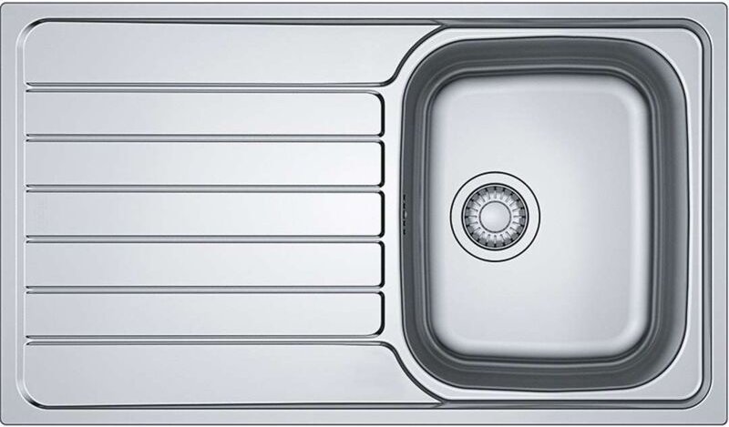 Franke - Spark - Spülbecken Edelstahl skx 611, 86x50 cm 101.0387.819