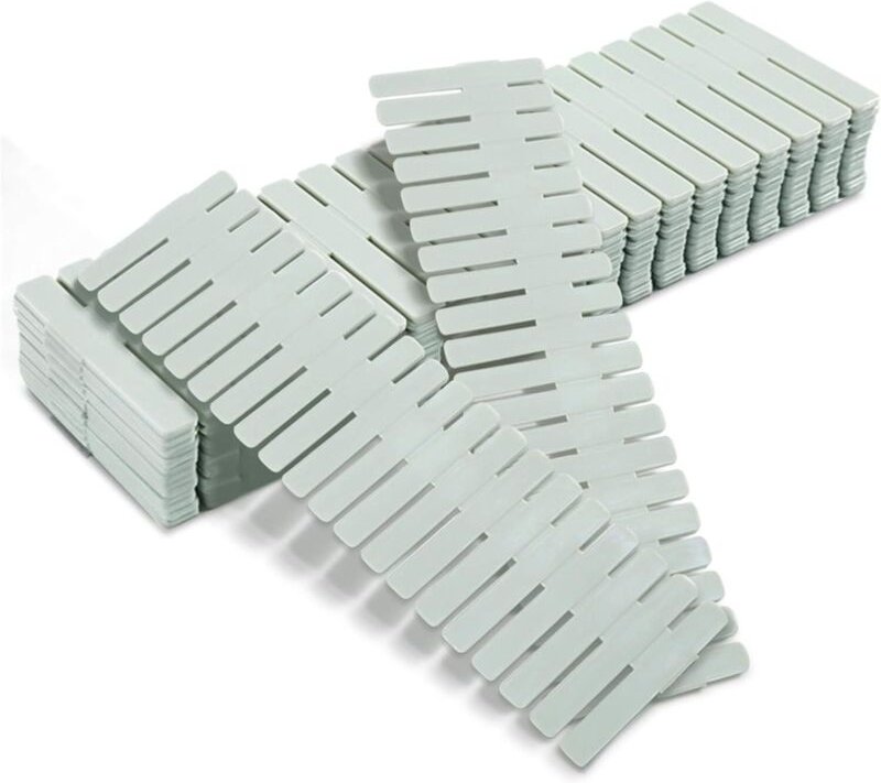 DIY-Schubladenorganizer, 16-teiliges Aufbewahrungssystem aus Kunststoff mit Trennwänden, verstellbarer Schreibtischorgan...