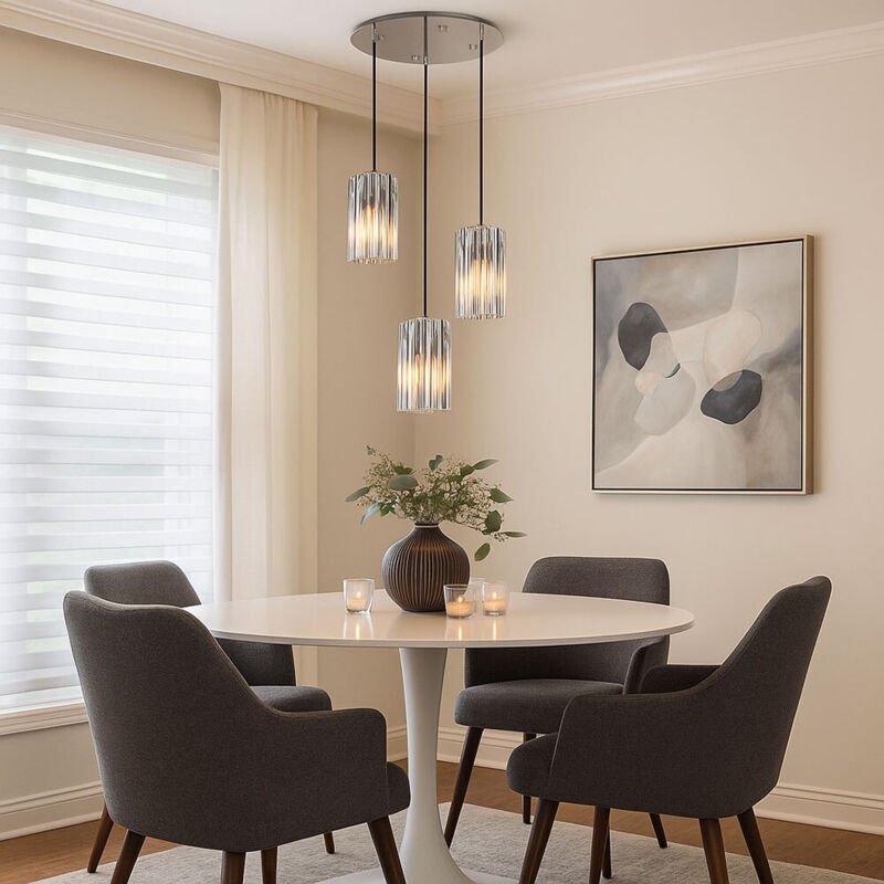 Globo - hängeleuchte - CAYDEN - stahl - glas - Ø 39cm - E27 -