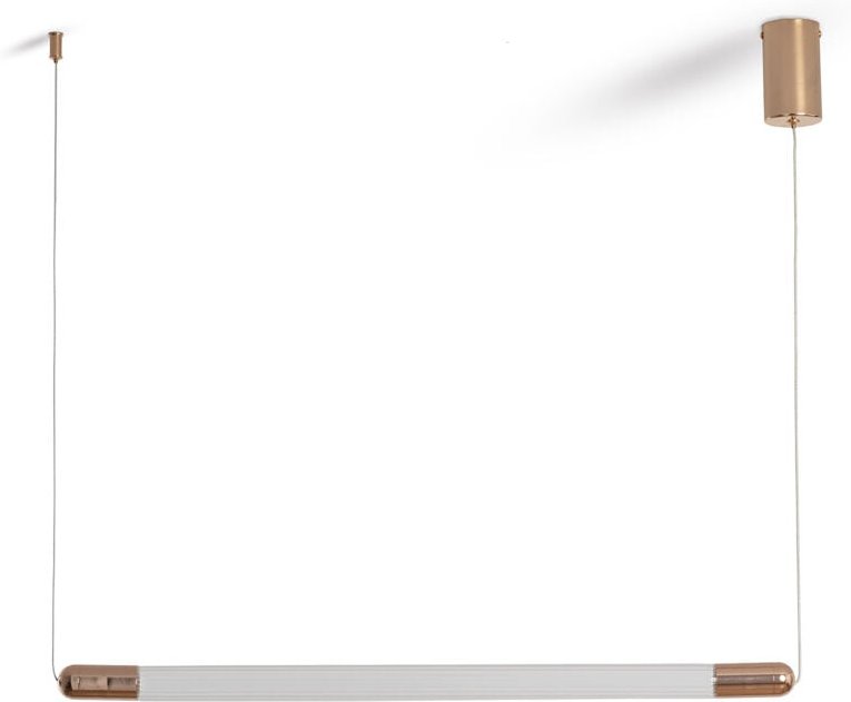 Led Pendelleuchte 2.5W Metall und Glas Harold Gold