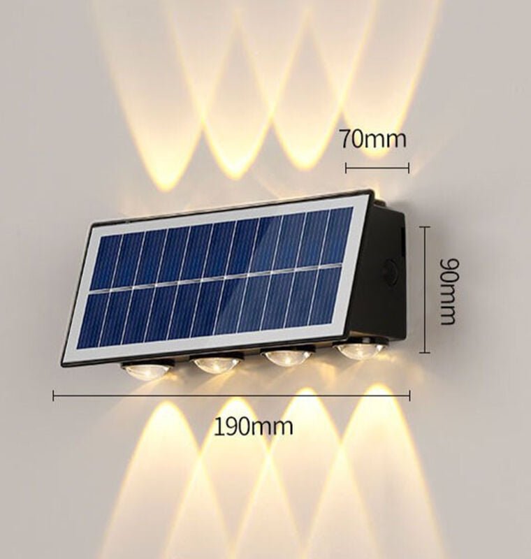 Zoternen - Solarbetriebene Solarlampe, Solarbetriebene Solarlampe, Solarbetriebene Solarlampe, Solarbetriebene Solarlamp...