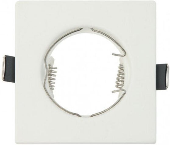 Fabrilamp - fab 14428FC01 Vertieft Magura 1xgu10 Quadratisch Weiß 2,5x8,2x8,2 Cm Schneiden 7 Lampenfassungen enthalten